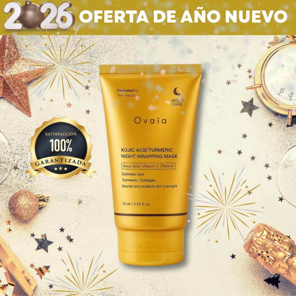 Ovaïa – Mascarilla Coreana con Cúrcuma y Colágeno
